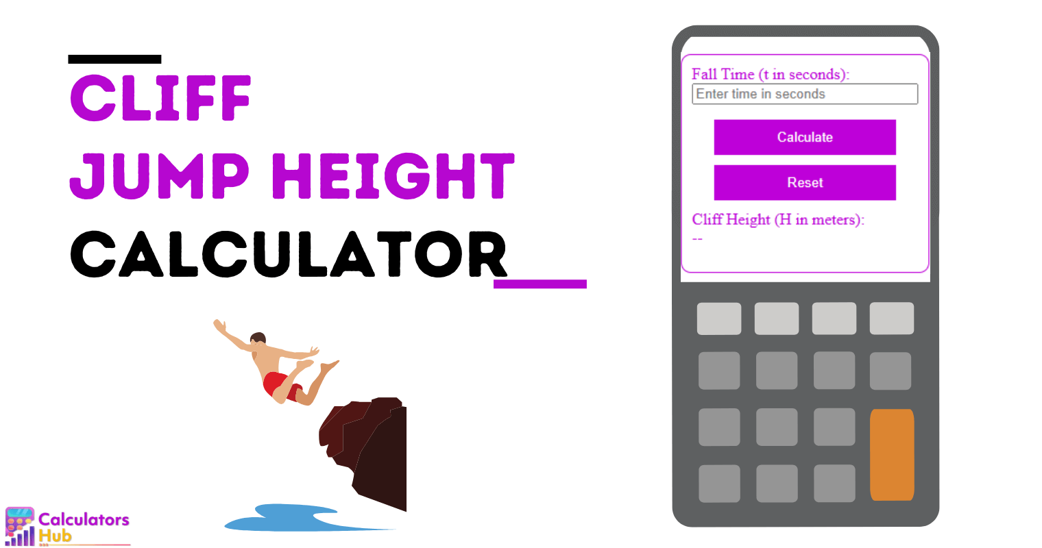 Cliff Jump Height Calculator