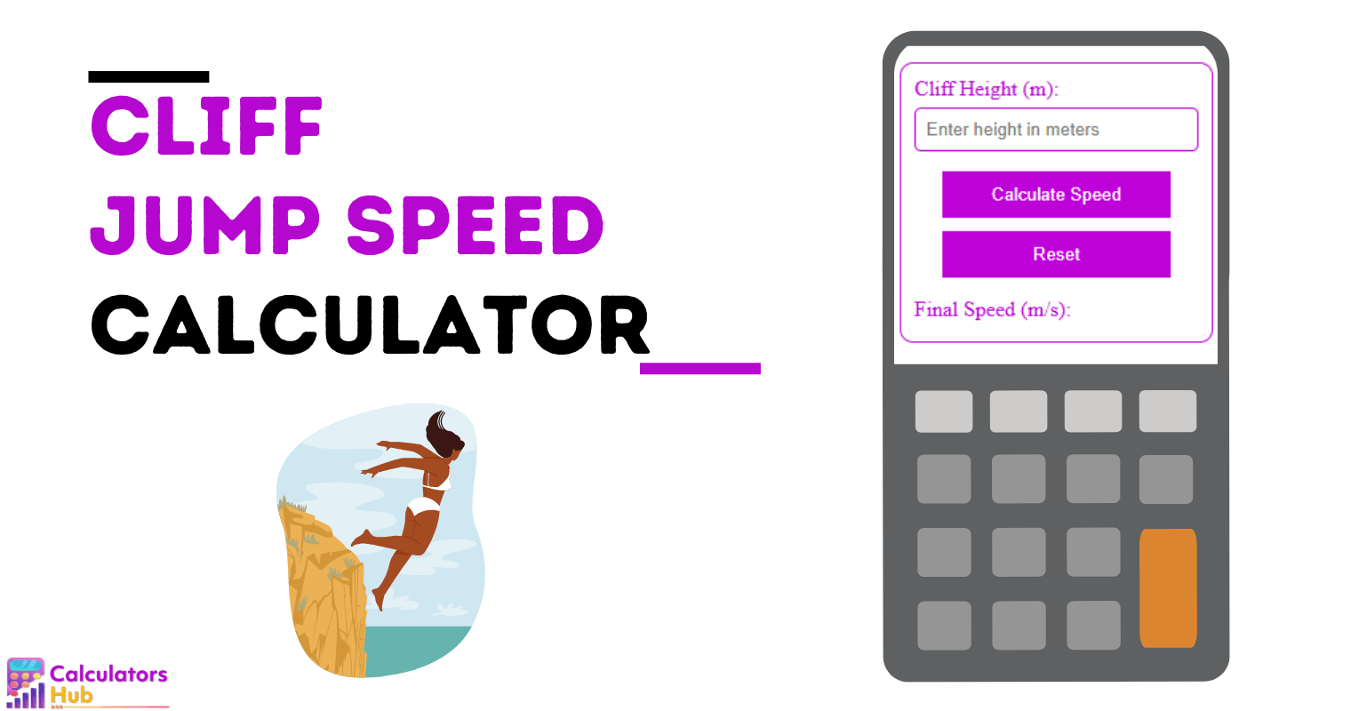 Cliff Jump Speed Calculator