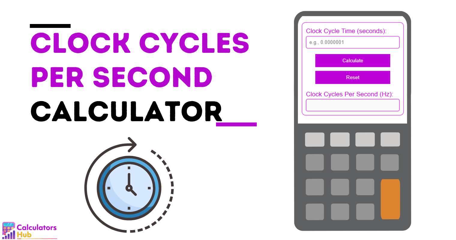 Clock Cycles Per Second Calculator