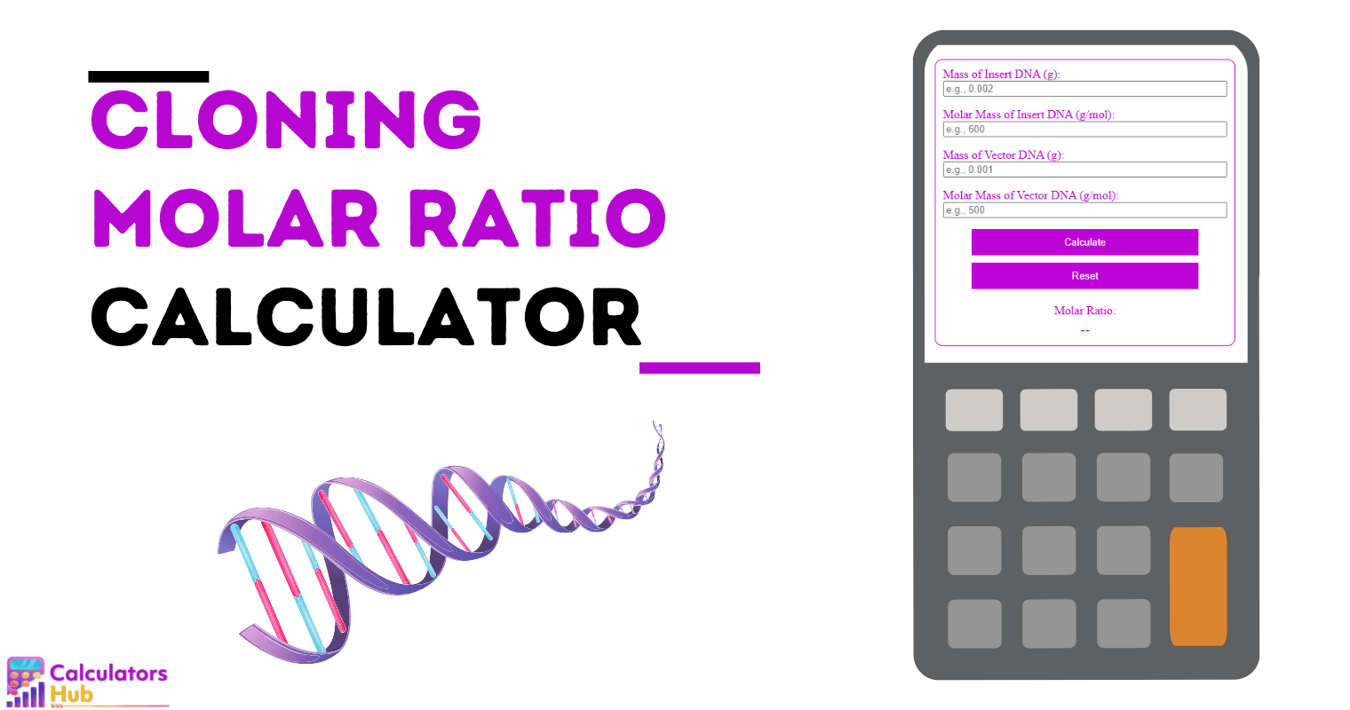 Cloning Molar Ratio Calculator