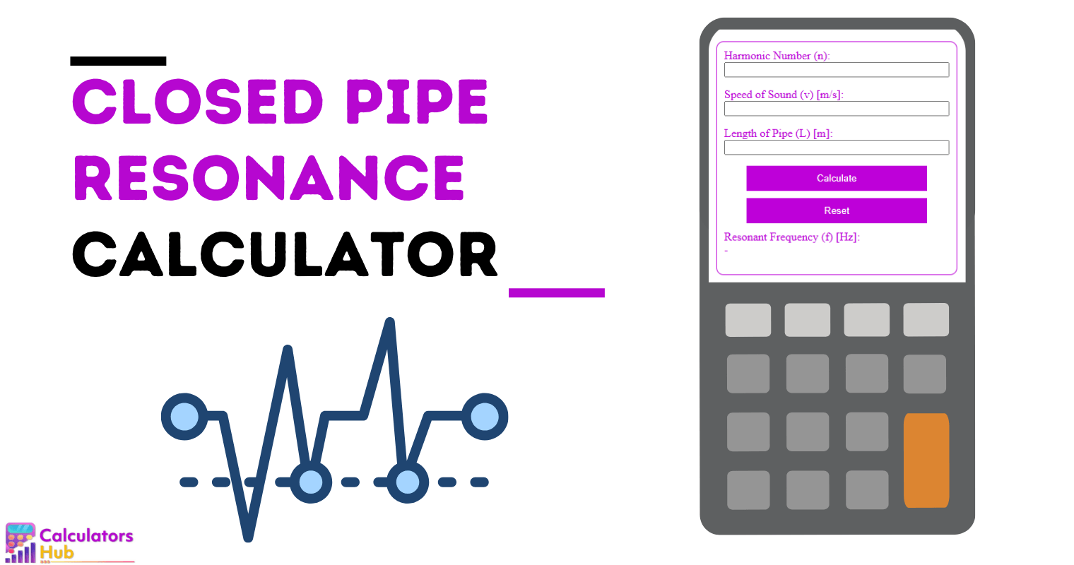 Closed Pipe Resonance Calculator