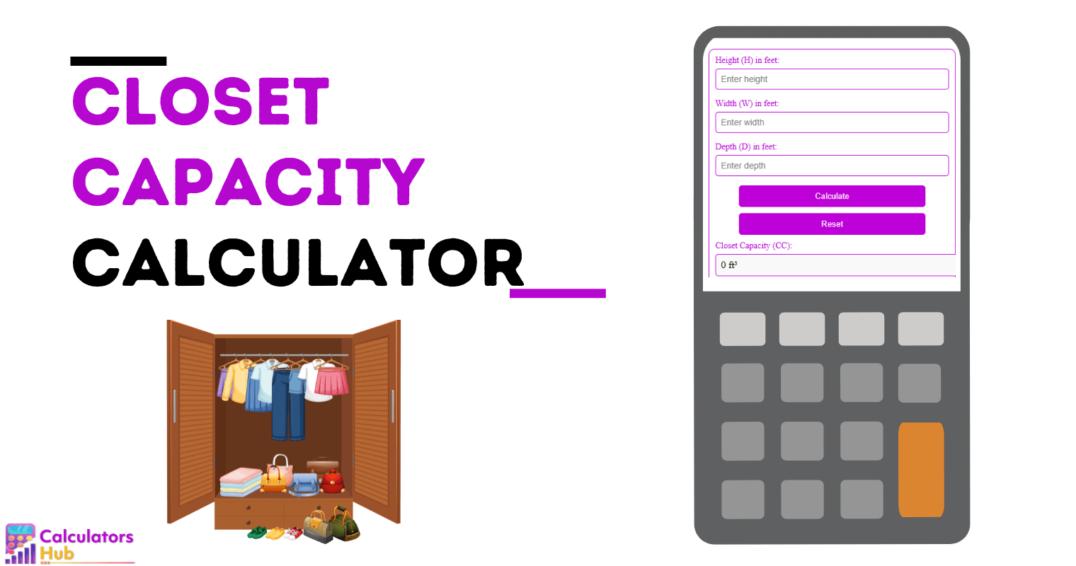 Closet Capacity Calculator