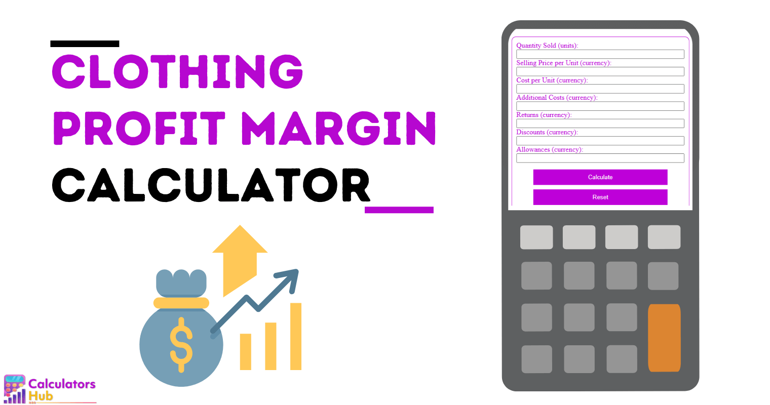 Clothing Profit Margin Calculator