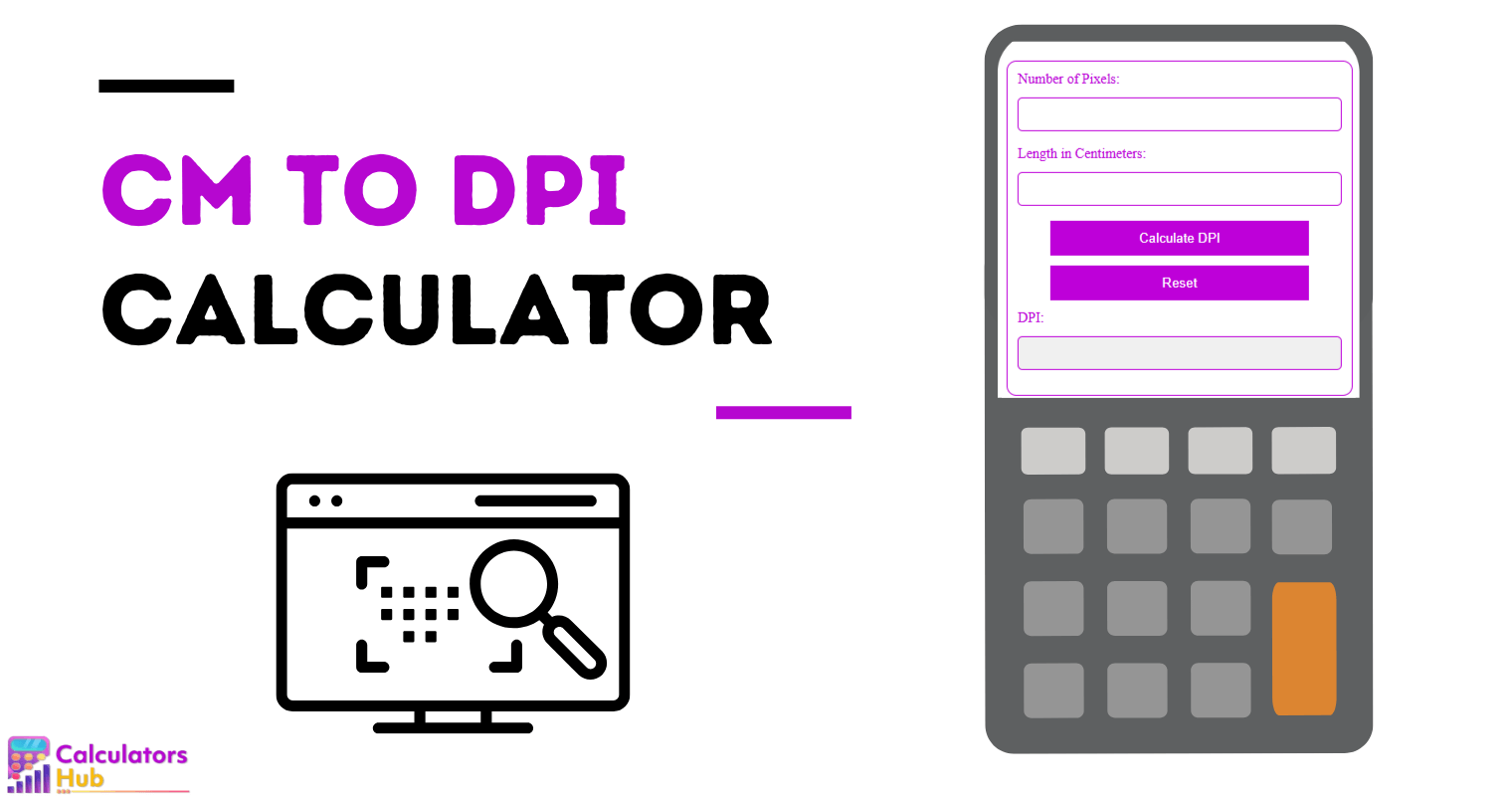 Cm To Dpi Calculator