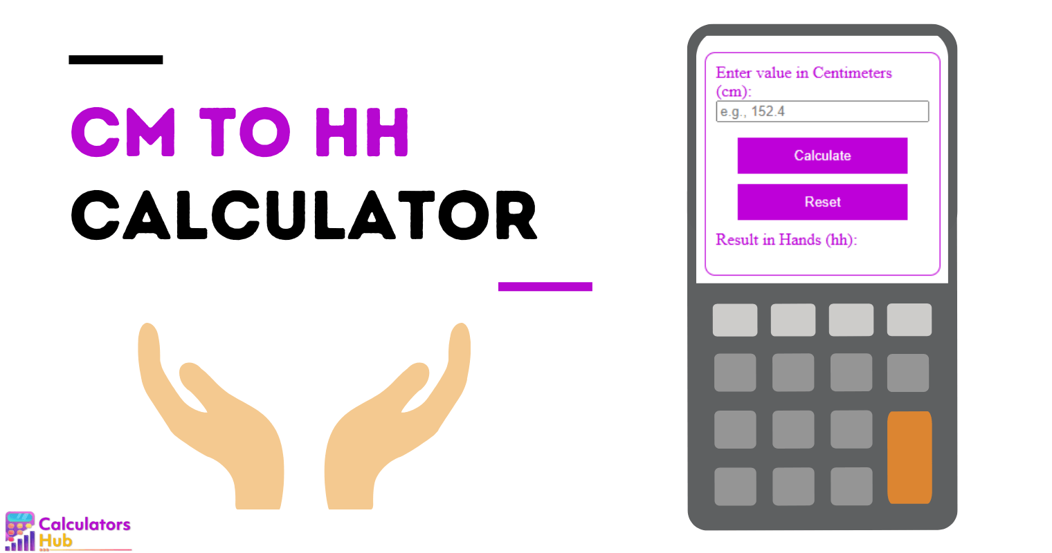 Cm To Hh Calculator