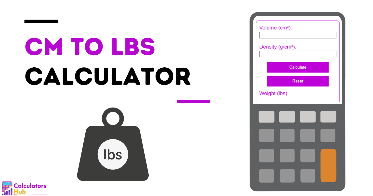 Cm To Lbs Calculator