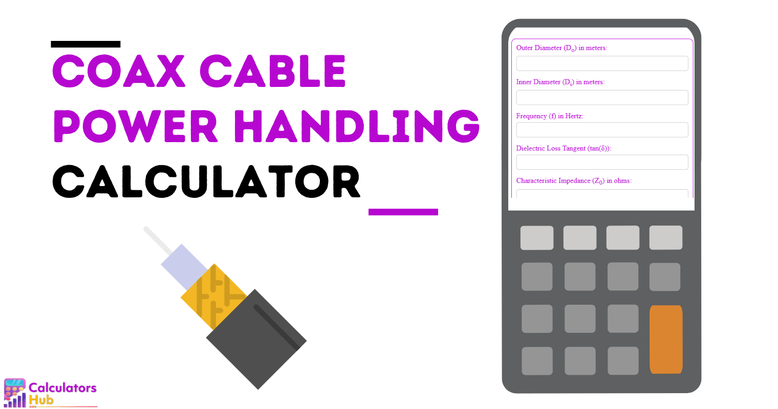 Coax Cable Power Handling Calculator