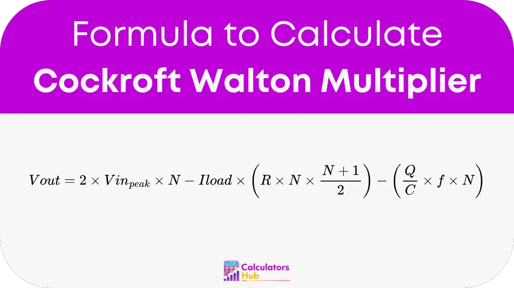 Cockroft Walton Multiplier