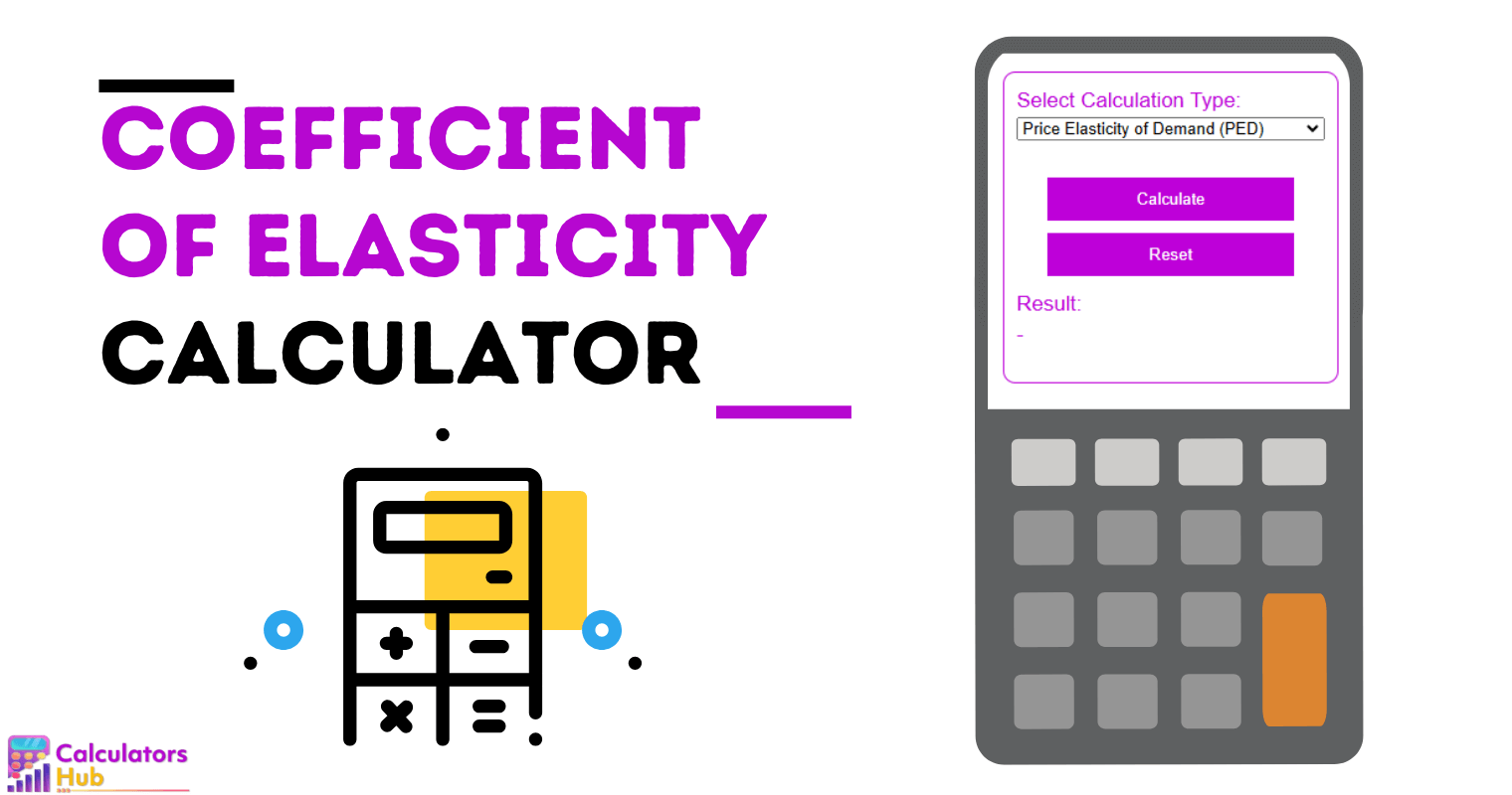 Calculadora del coeficiente de elasticidad