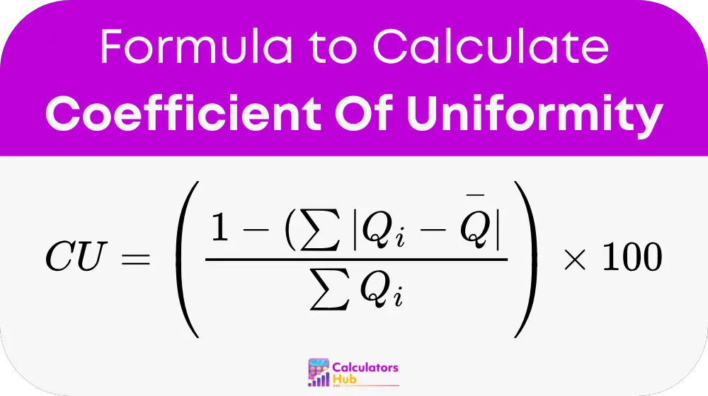 Coefficient Of Uniformity