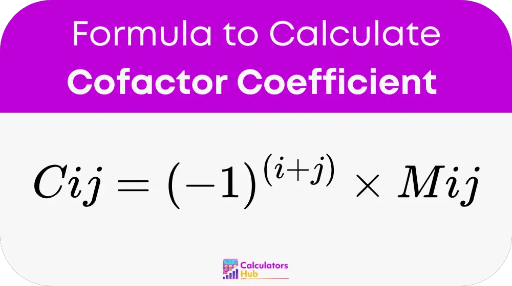 Coeficiente de cofactor