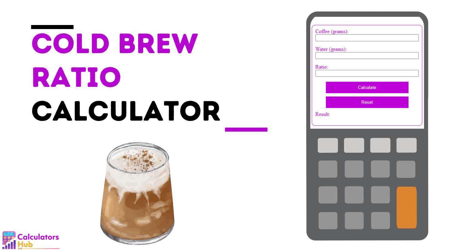 Cold Brew Ratio Calculator