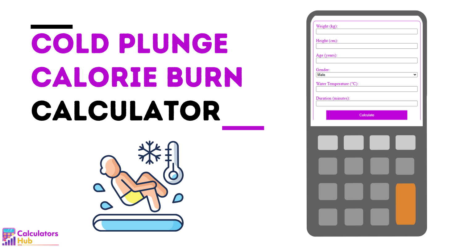 Cold Plunge Calorie Burn Calculator