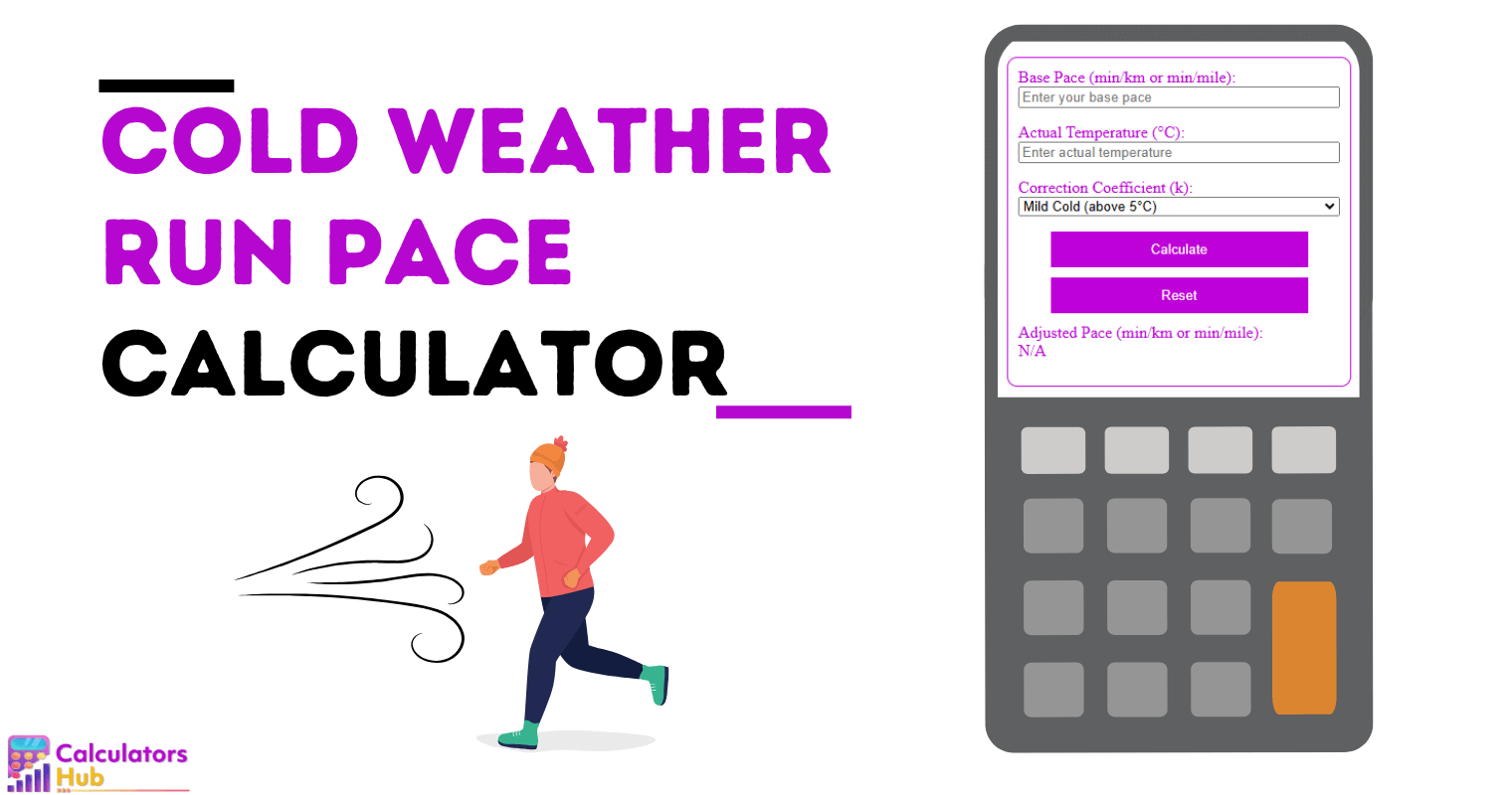 Calculadora de ritmo de carrera en clima frío