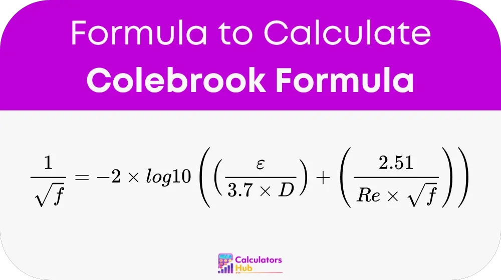 Colebrook Formula