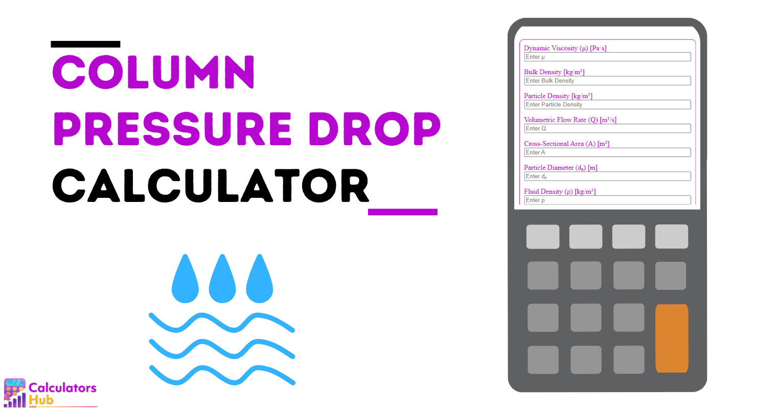 Column Pressure Drop Calculator