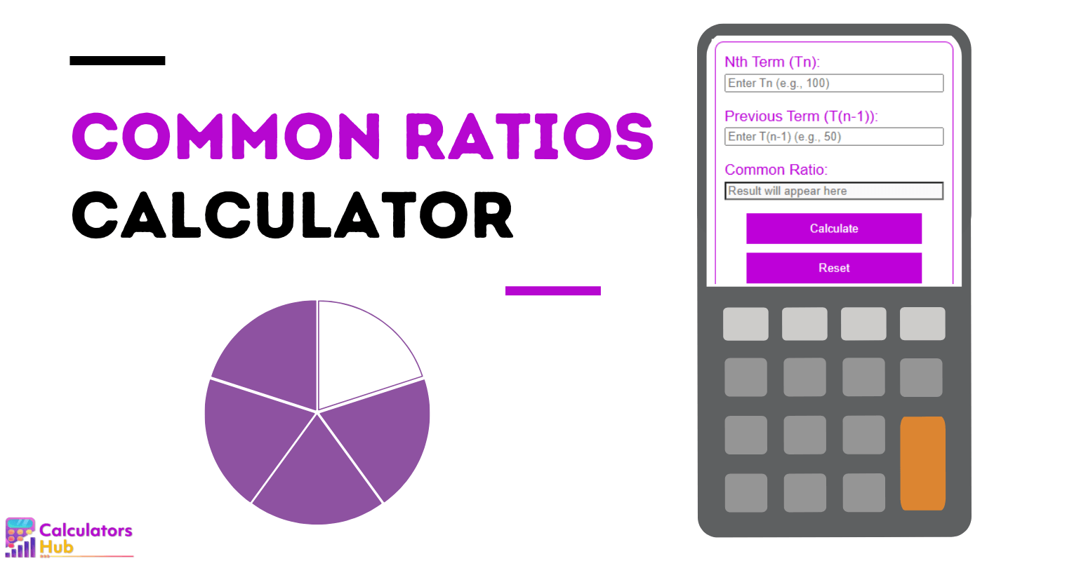 Common Ratios Calculator