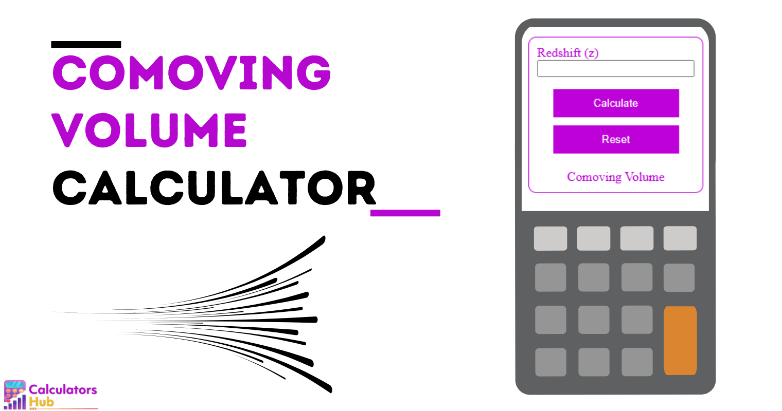 Comoving Volume Calculator