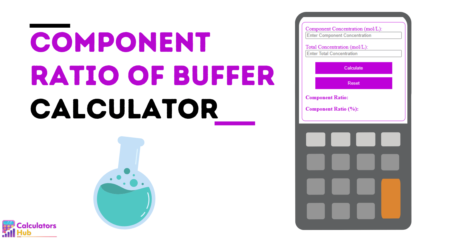 Component Ratio Of Buffer Calculator