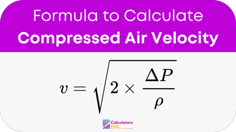 Compressed Air Velocity Calculator