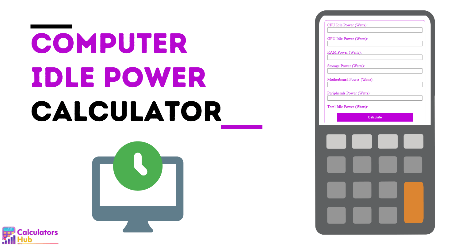 Computer Idle Power Calculator