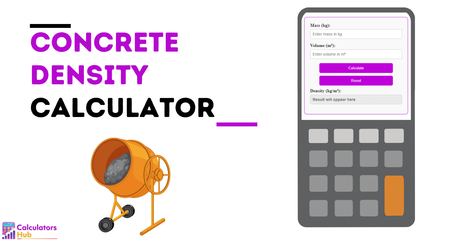 Concrete Density Calculator