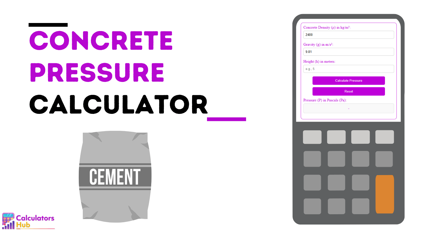 Concrete Pressure Calculator