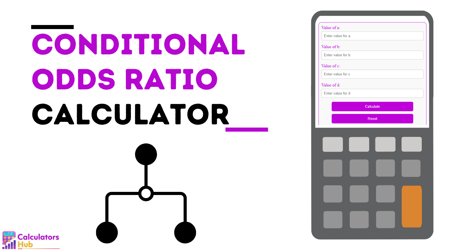 Conditional Odds Ratio Calculator