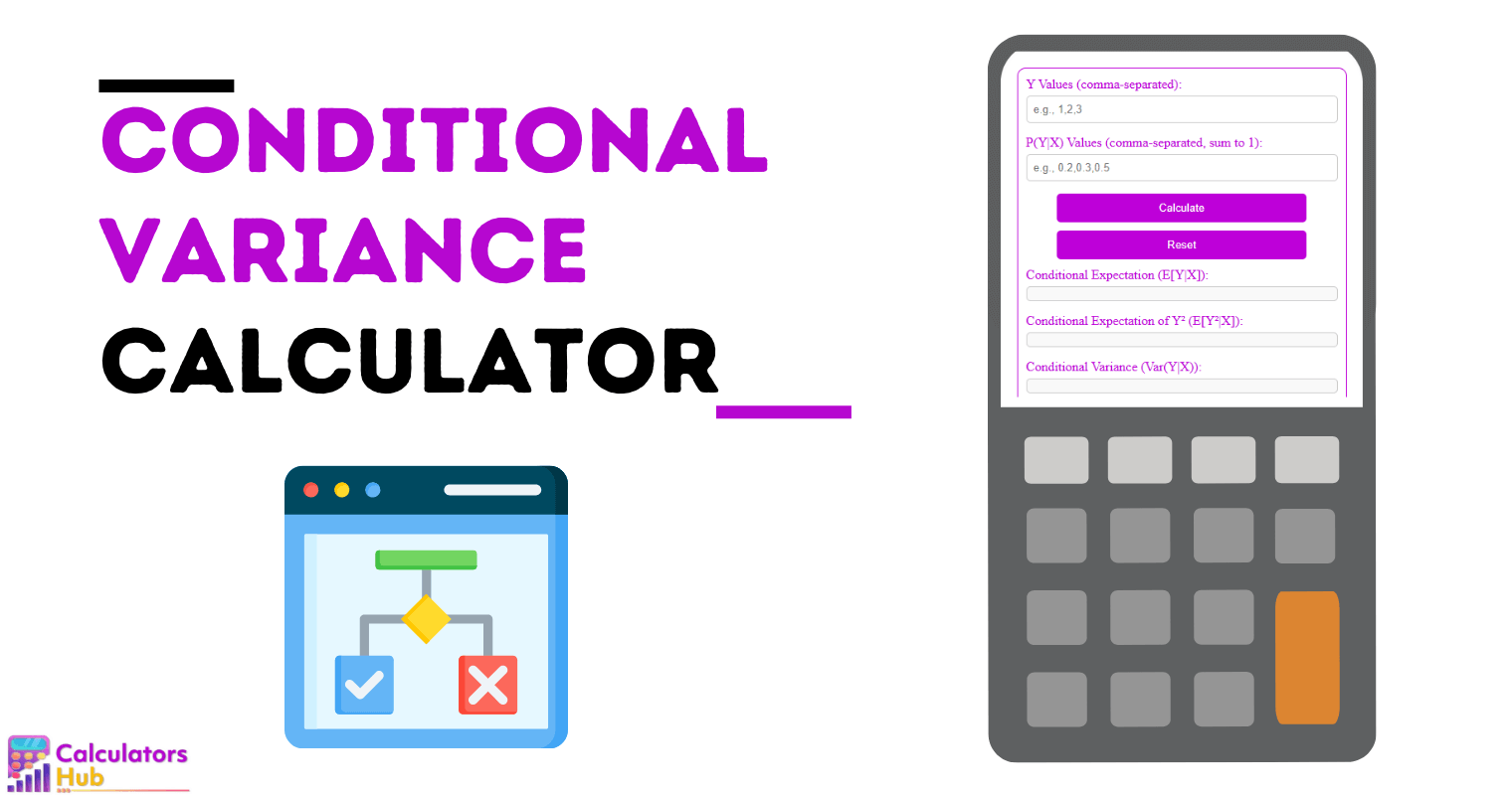 Conditional Variance Calculator