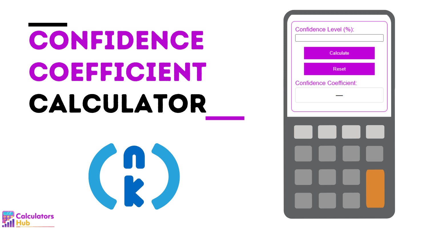 Confidence Coefficient Calculator