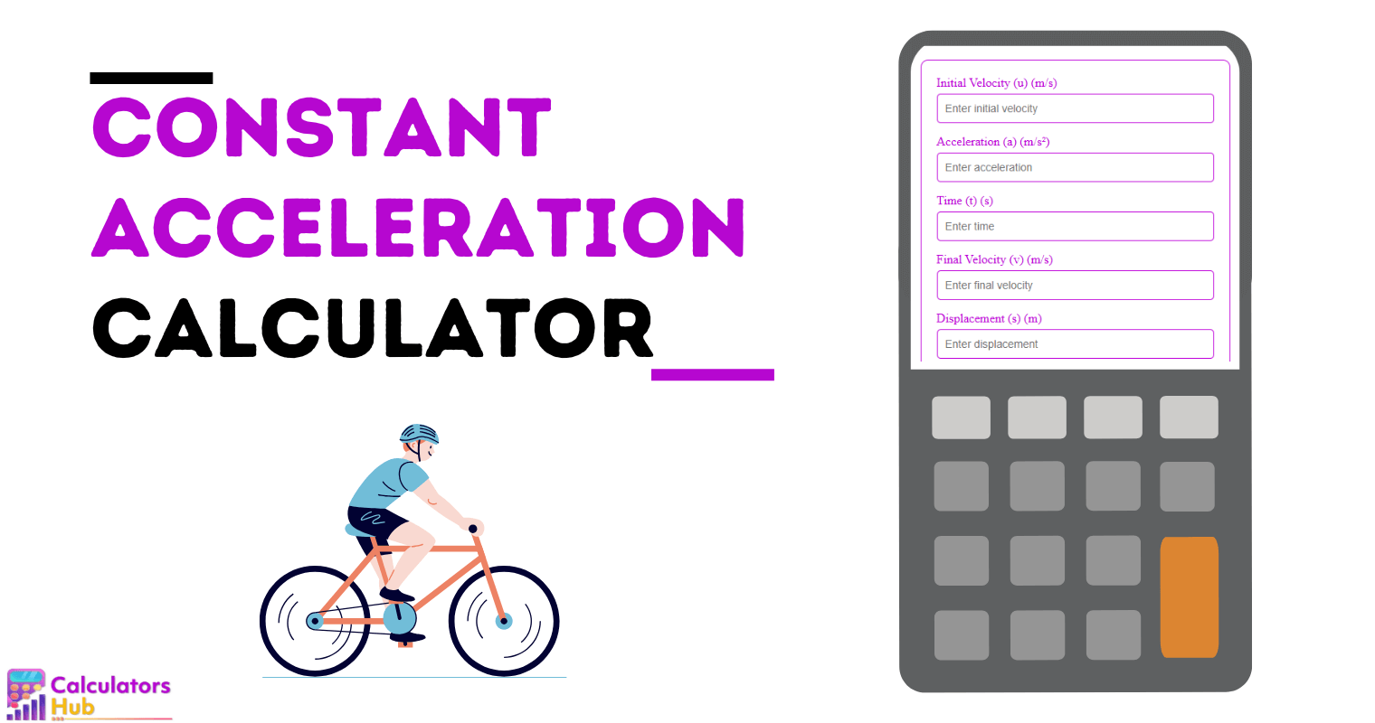 Constant Acceleration Calculator