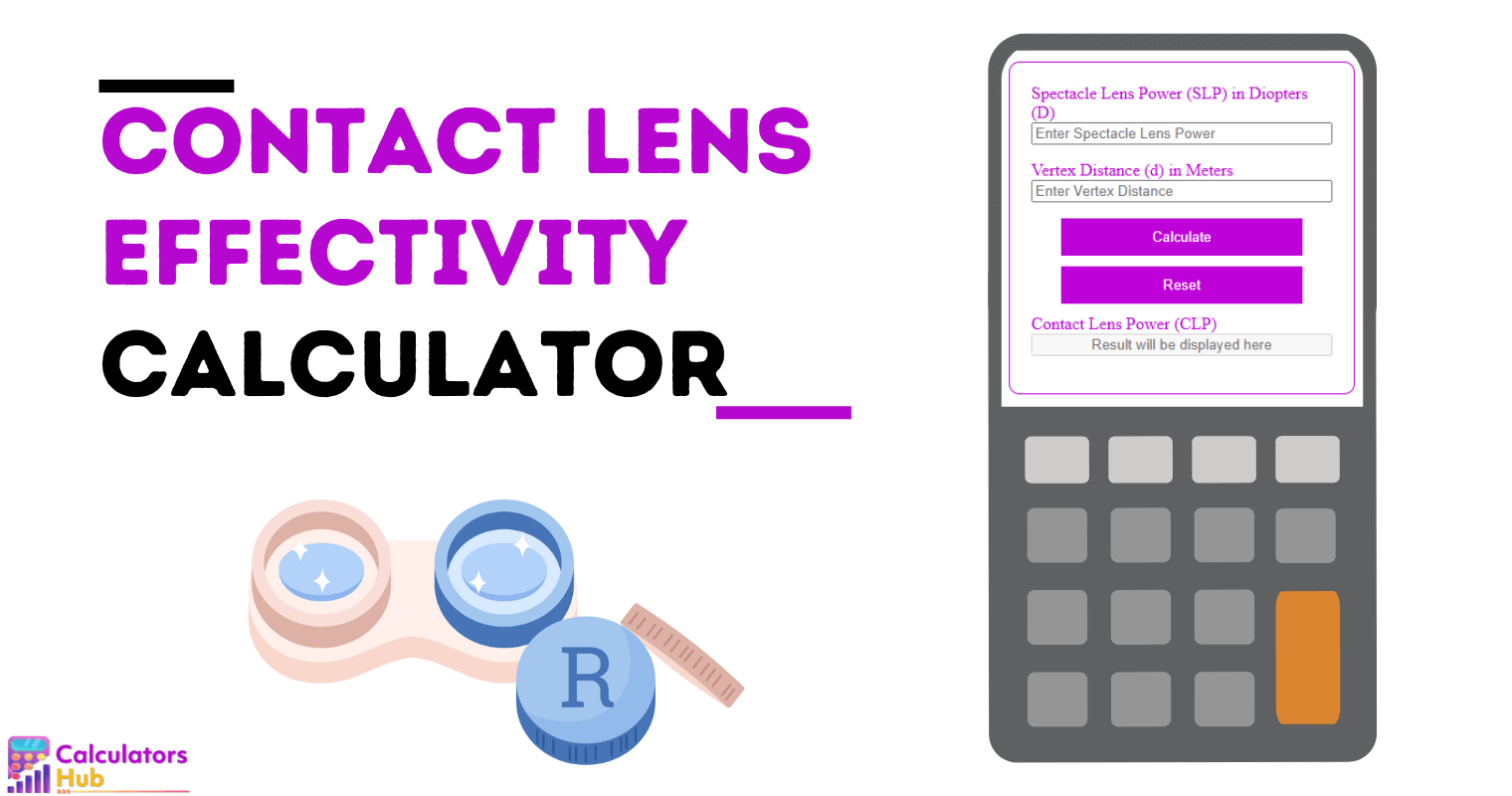 Calculadora de efectividad de lentes de contacto