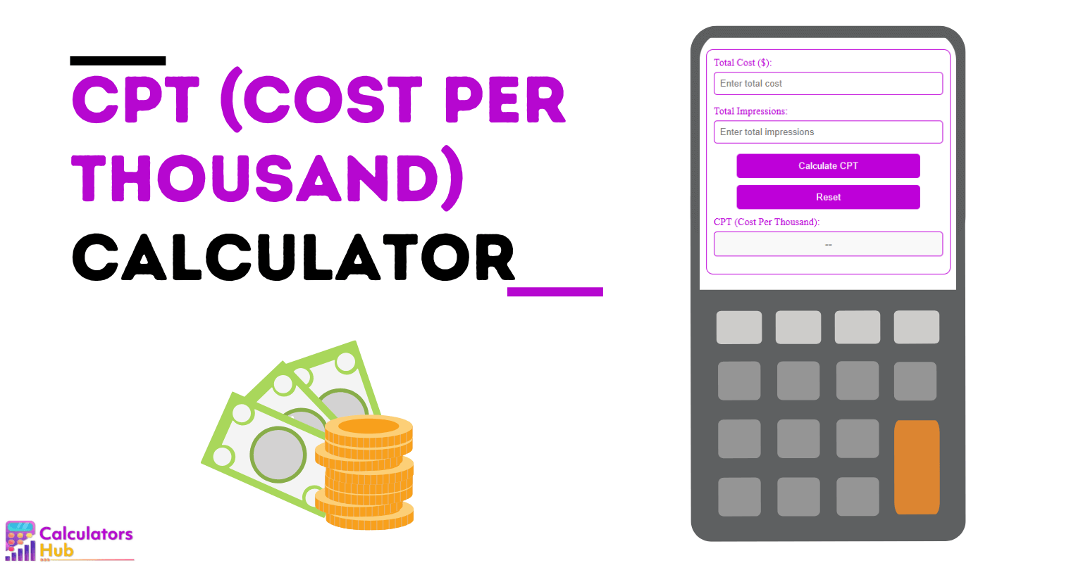 CPT (Cost Per Thousand) Calculator