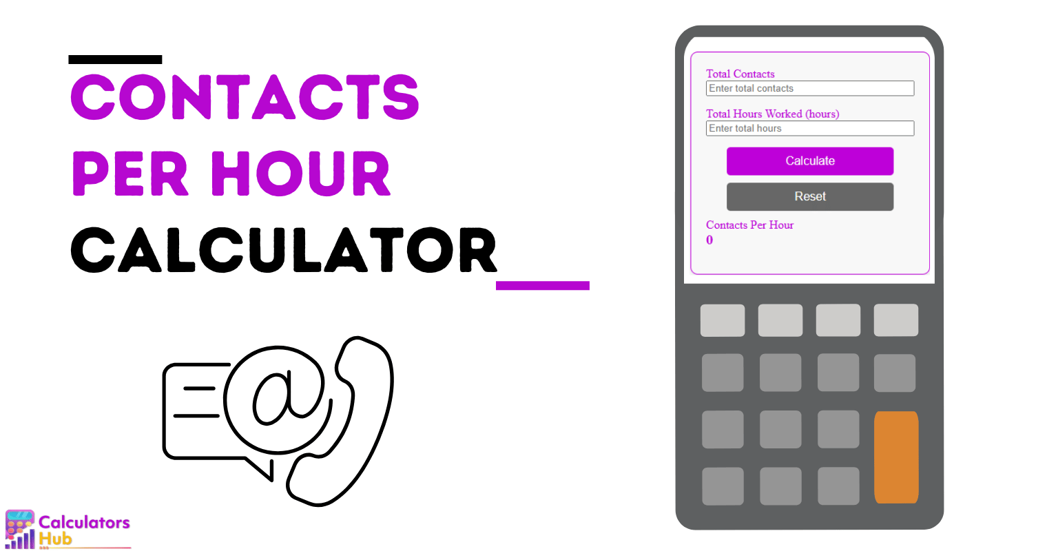 Contacts Per Hour Calculator