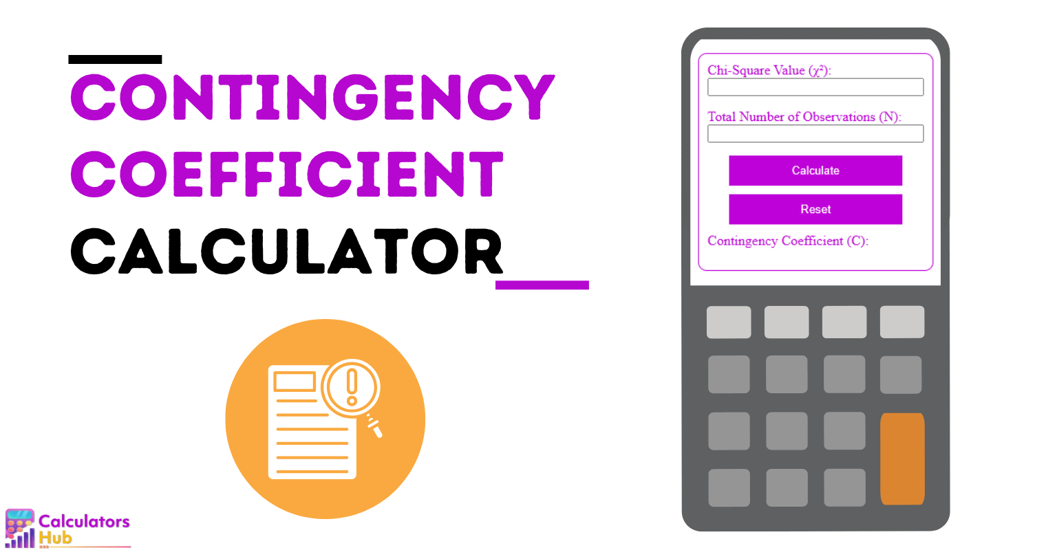 Contingency Coefficient Calculator