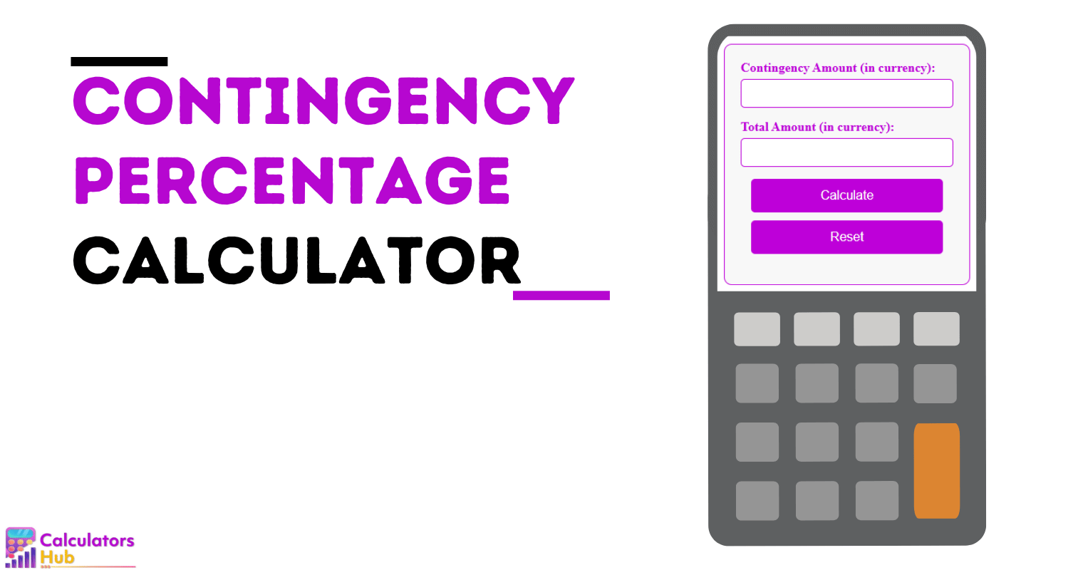 Contingency Percentage Calculator