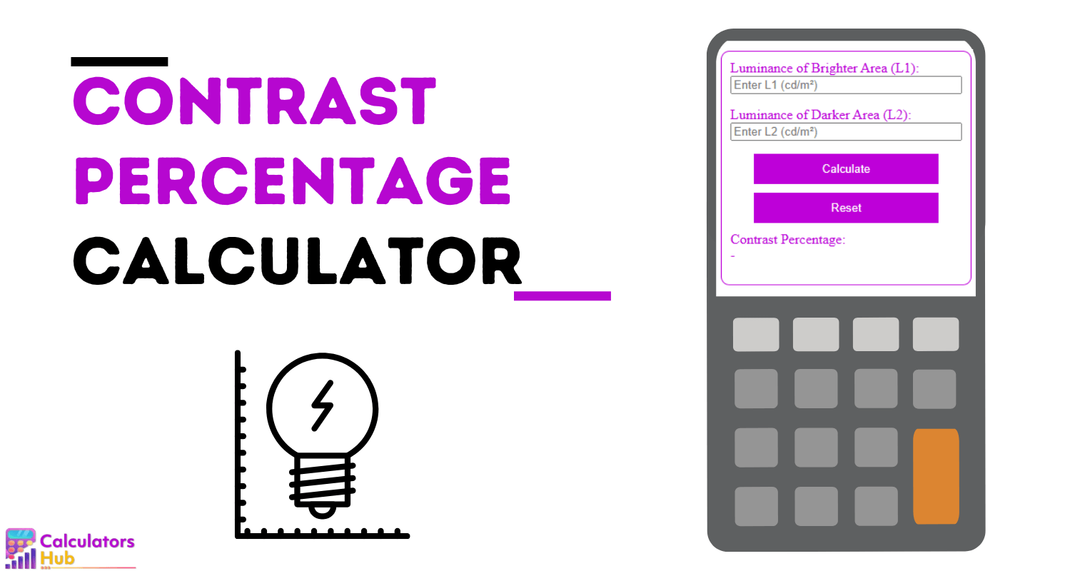 Contrast Percentage Calculator