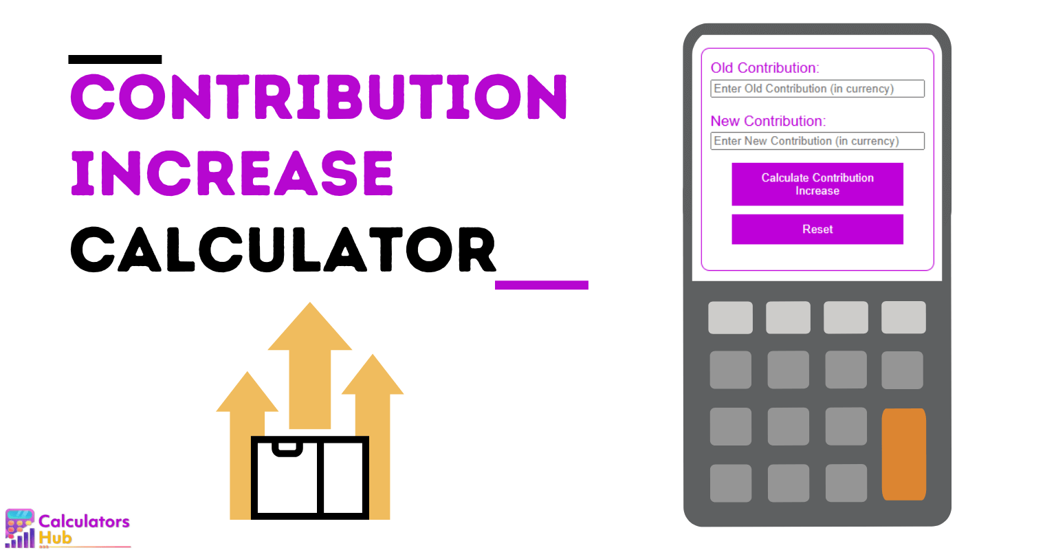 Contribution Increase Calculator