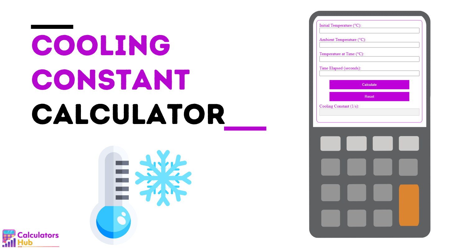 Cooling Constant Calculator