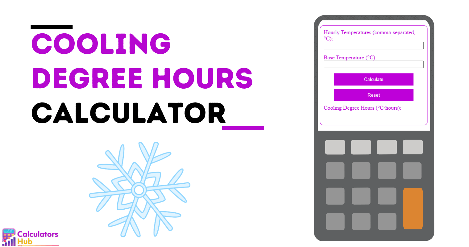 Cooling Degree Hours Calculator