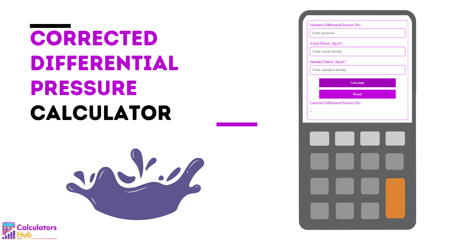 Corrected Differential Pressure Calculator