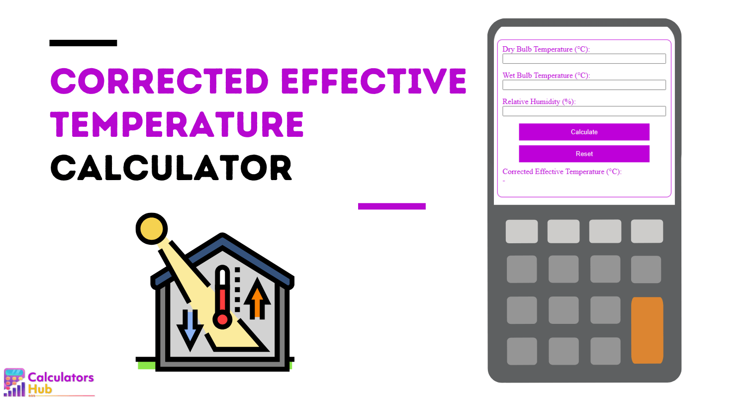 Corrected Effective Temperature Calculator