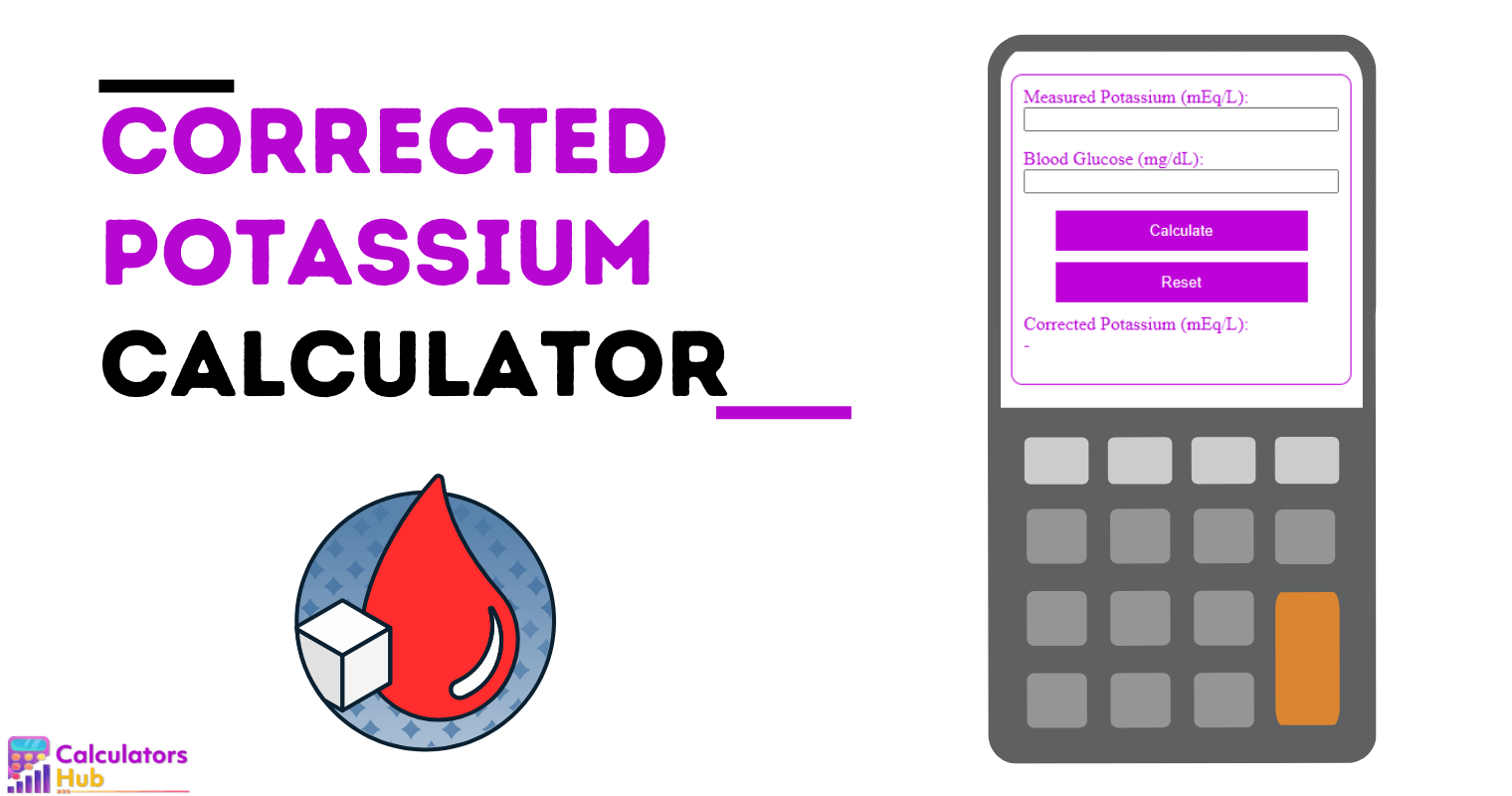 Calculadora de potasio corregida