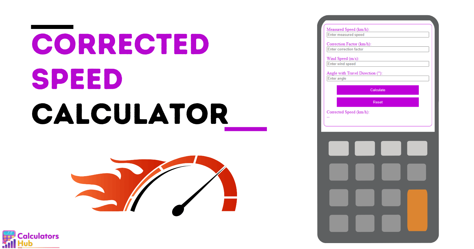 Corrected Speed Calculator