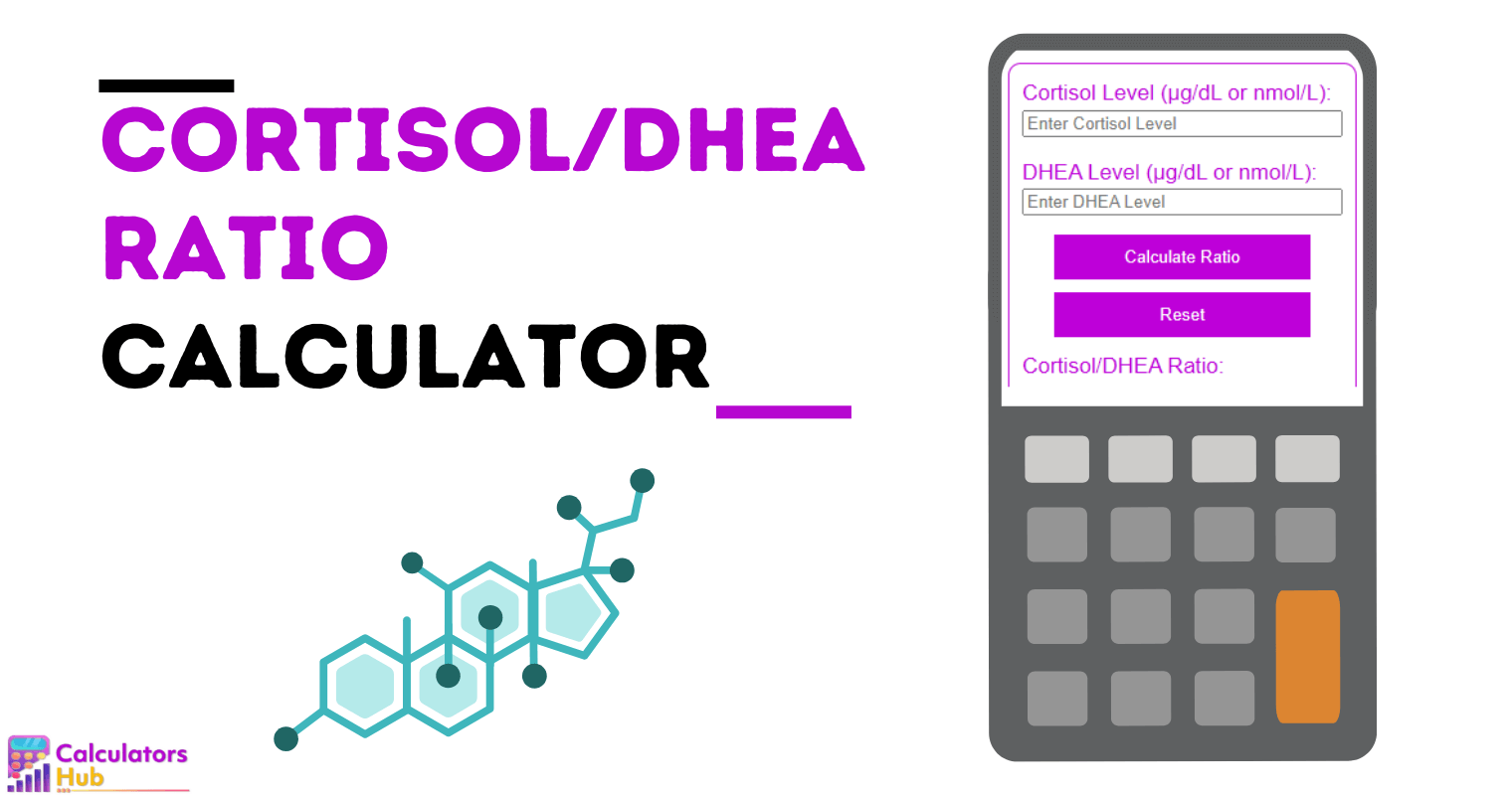 Calculadora de la relación cortisol/DHEA