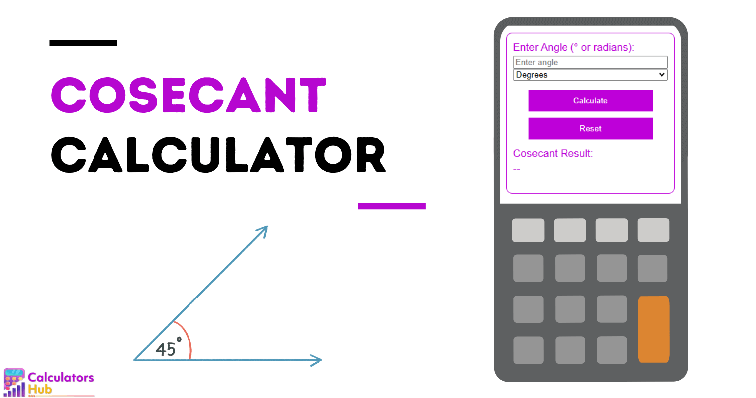 Cosecant Calculator