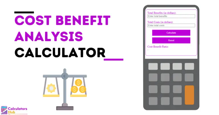 Calculateur d’analyse coûts-avantages