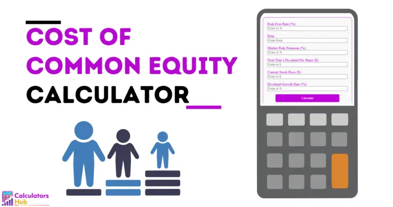 Calculateur du coût des actions ordinaires