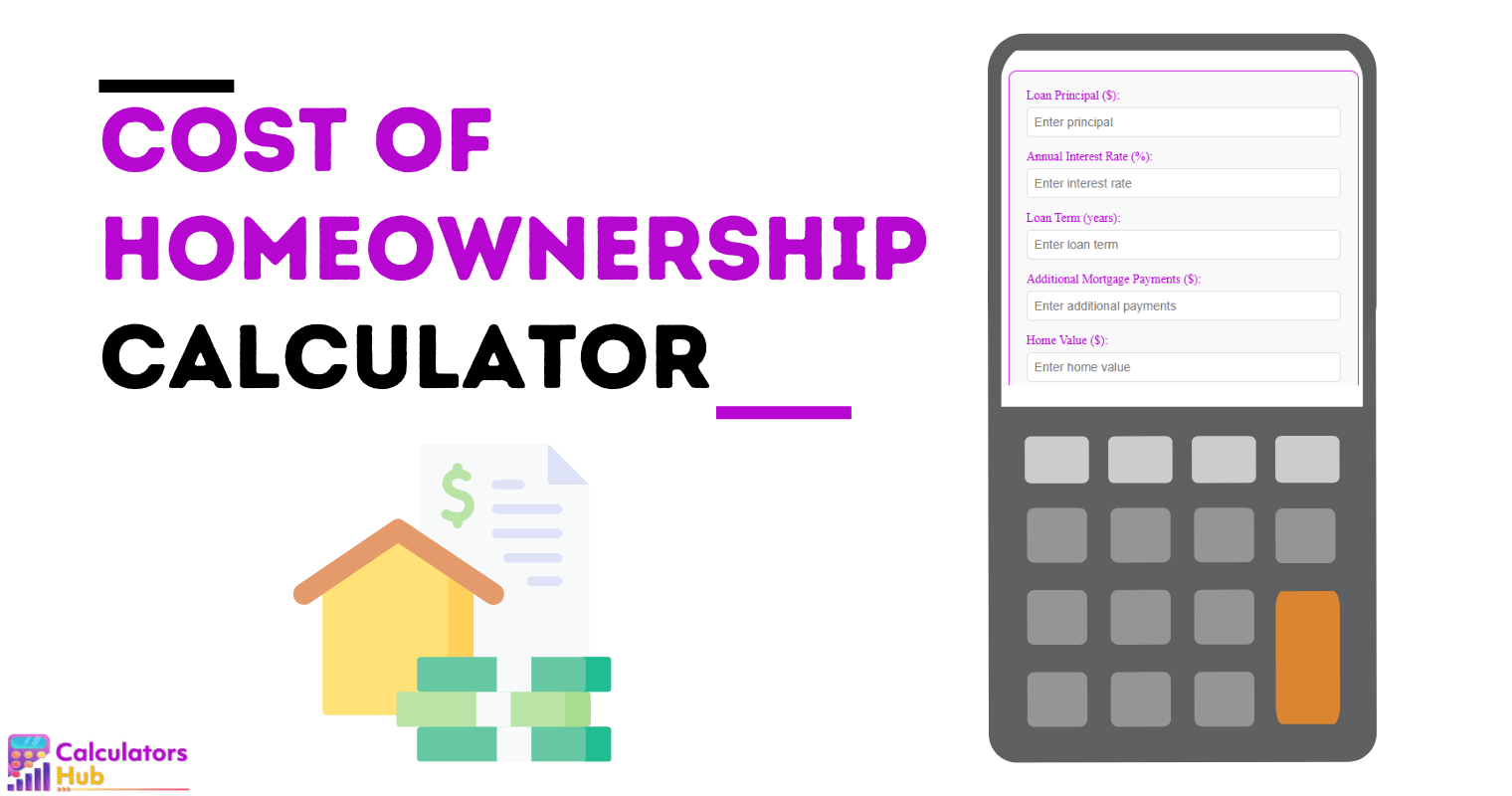 Cost Of Homeownership Calculator