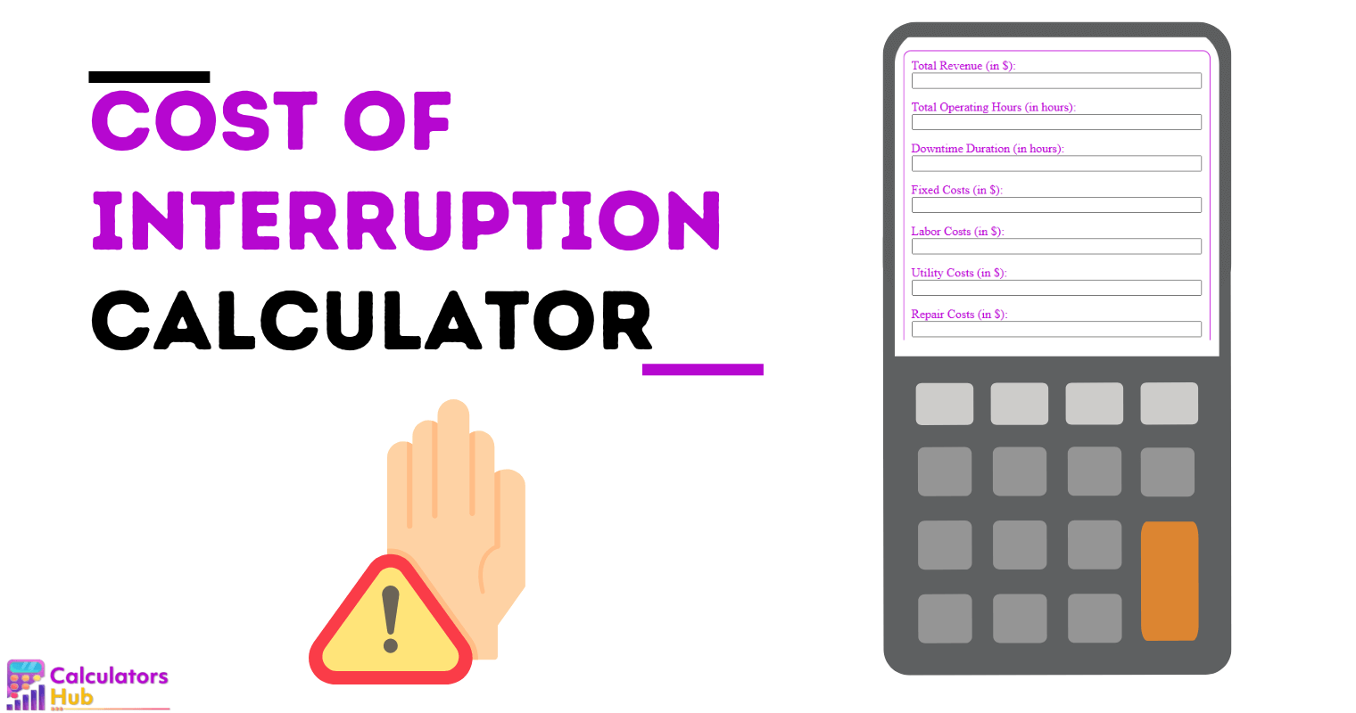 Cost Of Interruption Calculator